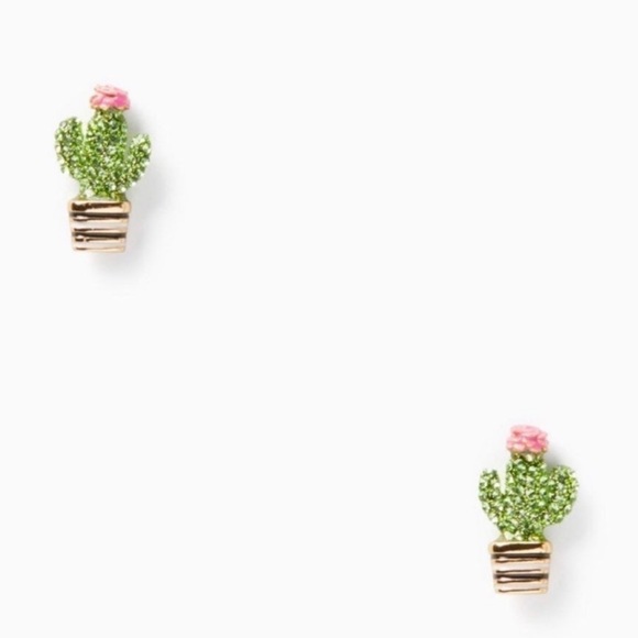 kate spade Jewelry - KATE SPADE Cactus and Pearl Reversible Stud Earrings